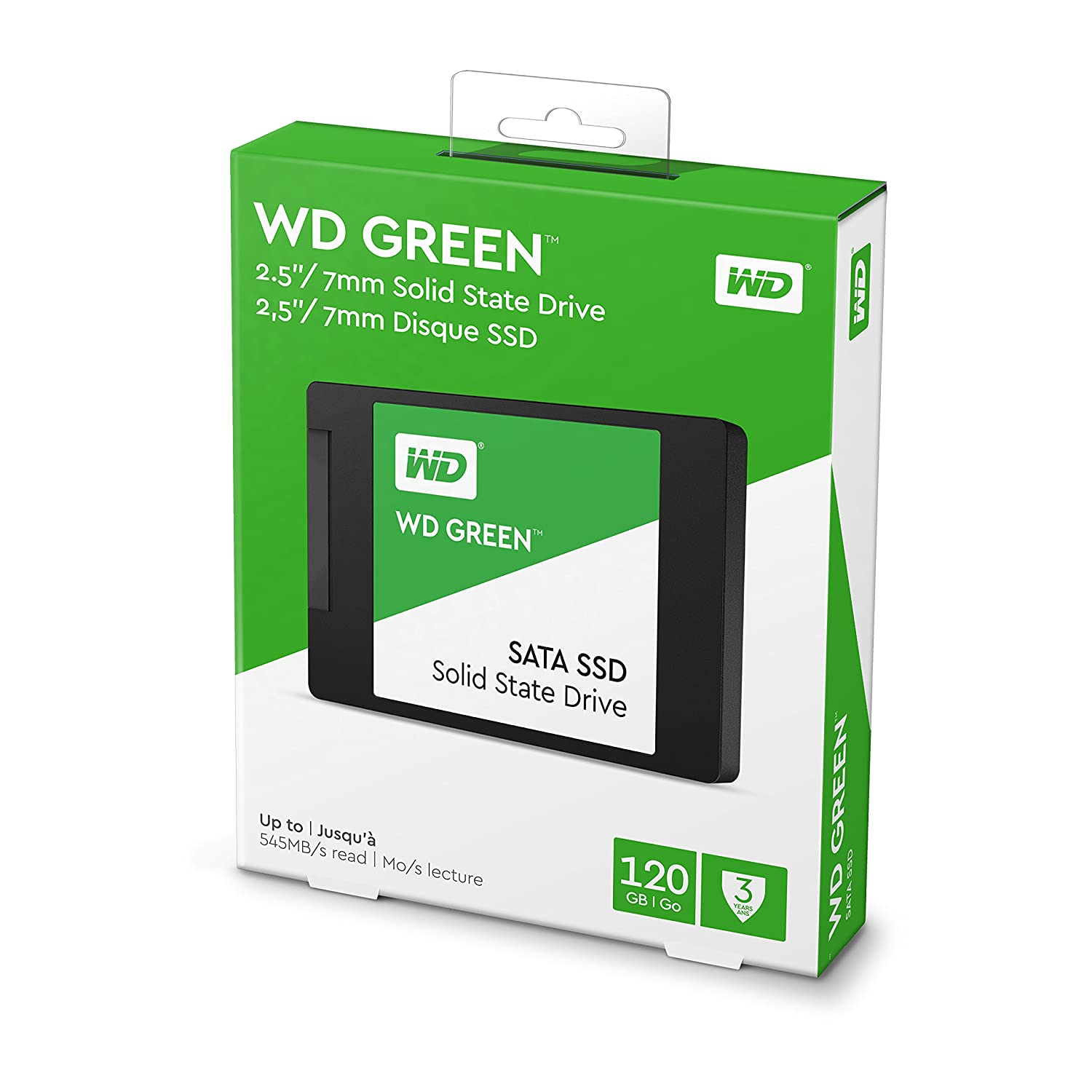 2.5”  120GB SSD WDS120G2G0A