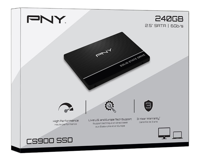 2.5”  240GB SSD PNY CS900