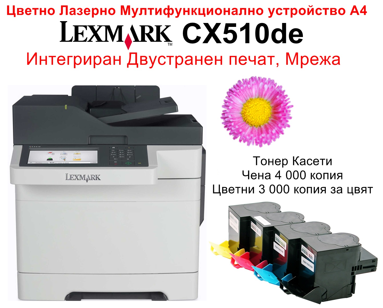 All-in-One Printer Lexmark CX510de
