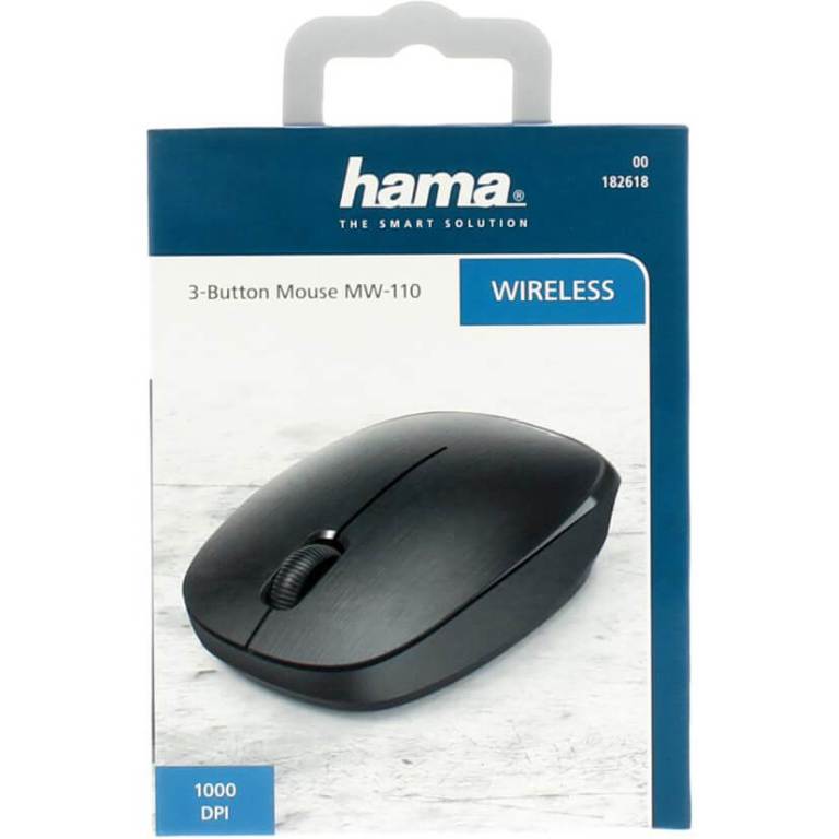 Безжична мишка HAMA MW-110, 1000 dpi