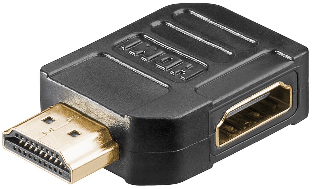 HDMI-F to HDMI-male 270° Adapter GOOBAY 64725