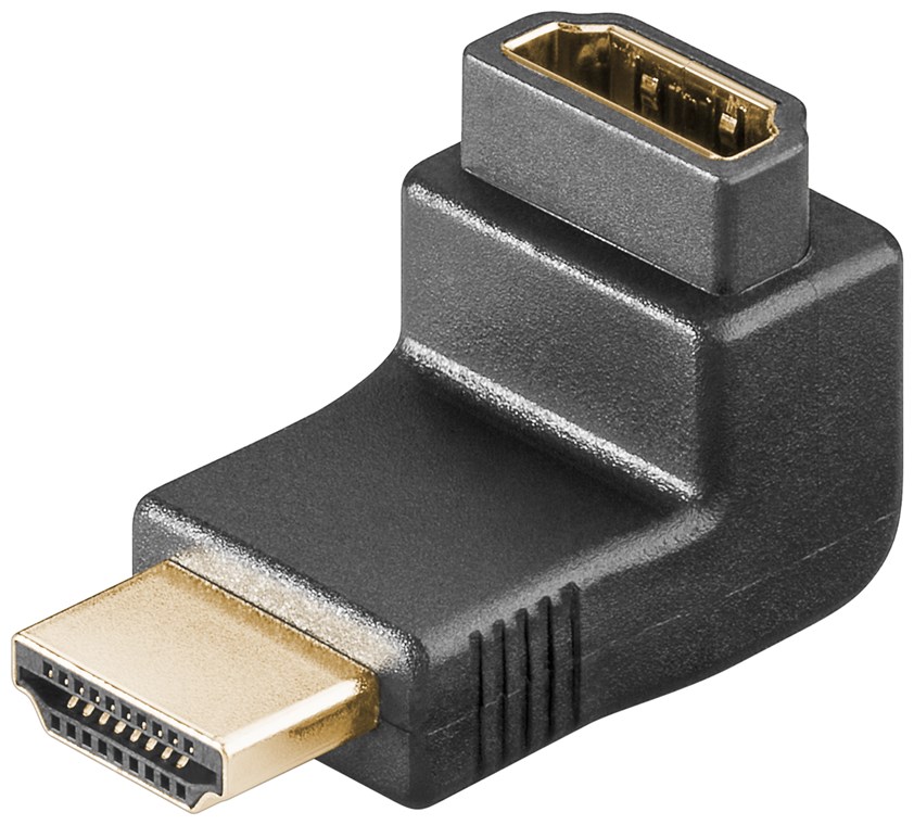 HDMI-F to HDMI-male 90° Adapter GOOBAY 68782