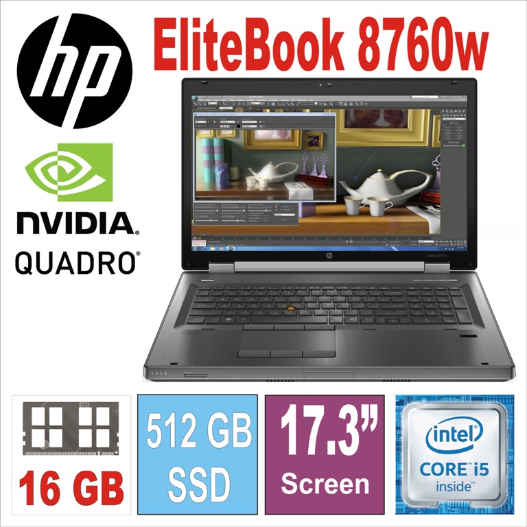 HP EliteBook 8760W i5-2540M/16Gb/512SSD/17.3“