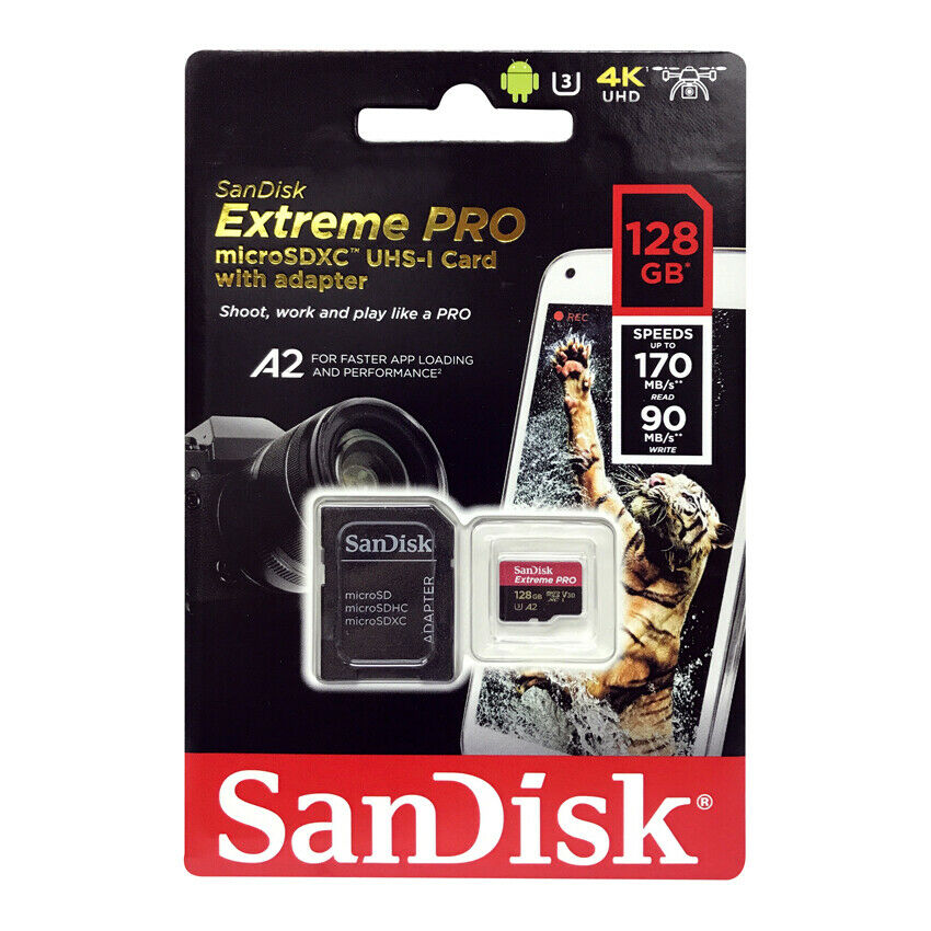 Карта памет 128 GB SanDisk Extreme Pro Class 10