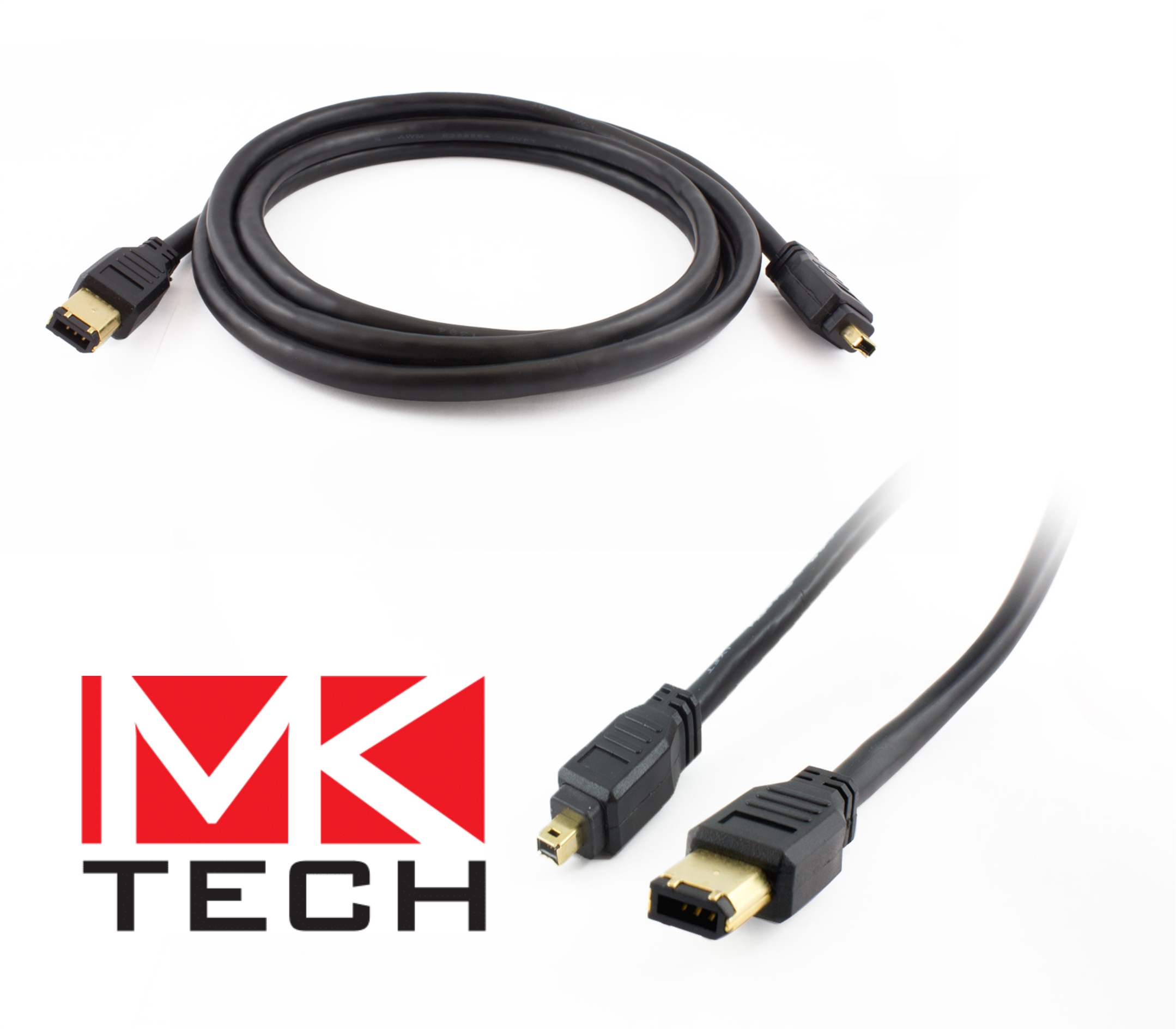 MKTECH IEEE-1394 cable, type 4/6, 1.8m