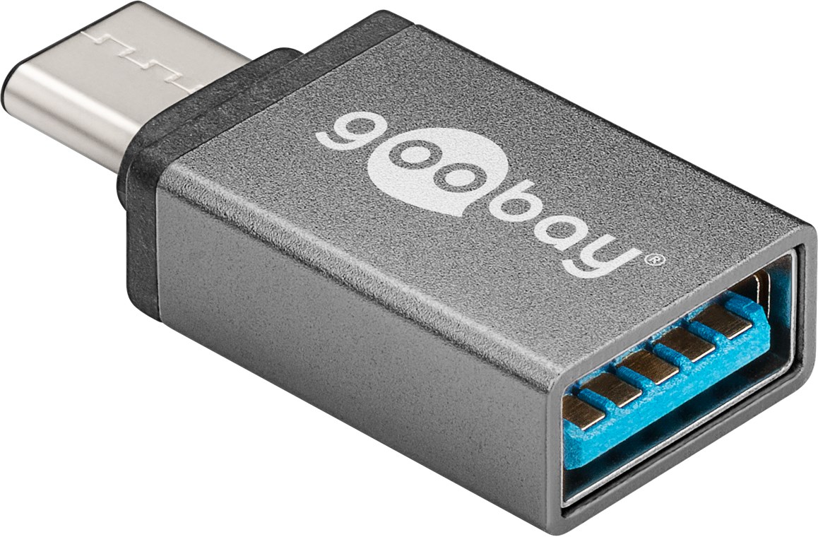 USB-C to USB F 3.0 OTG Adapter Goobay
