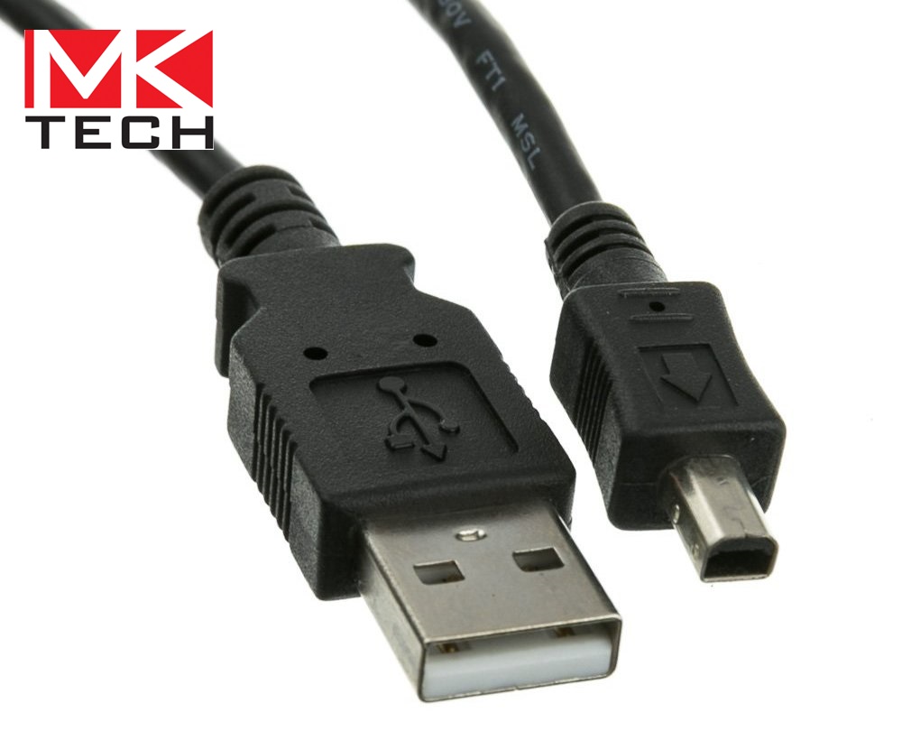 USB2.0 A Male > 4-pin Mini B Male 1.8m MKTECH
