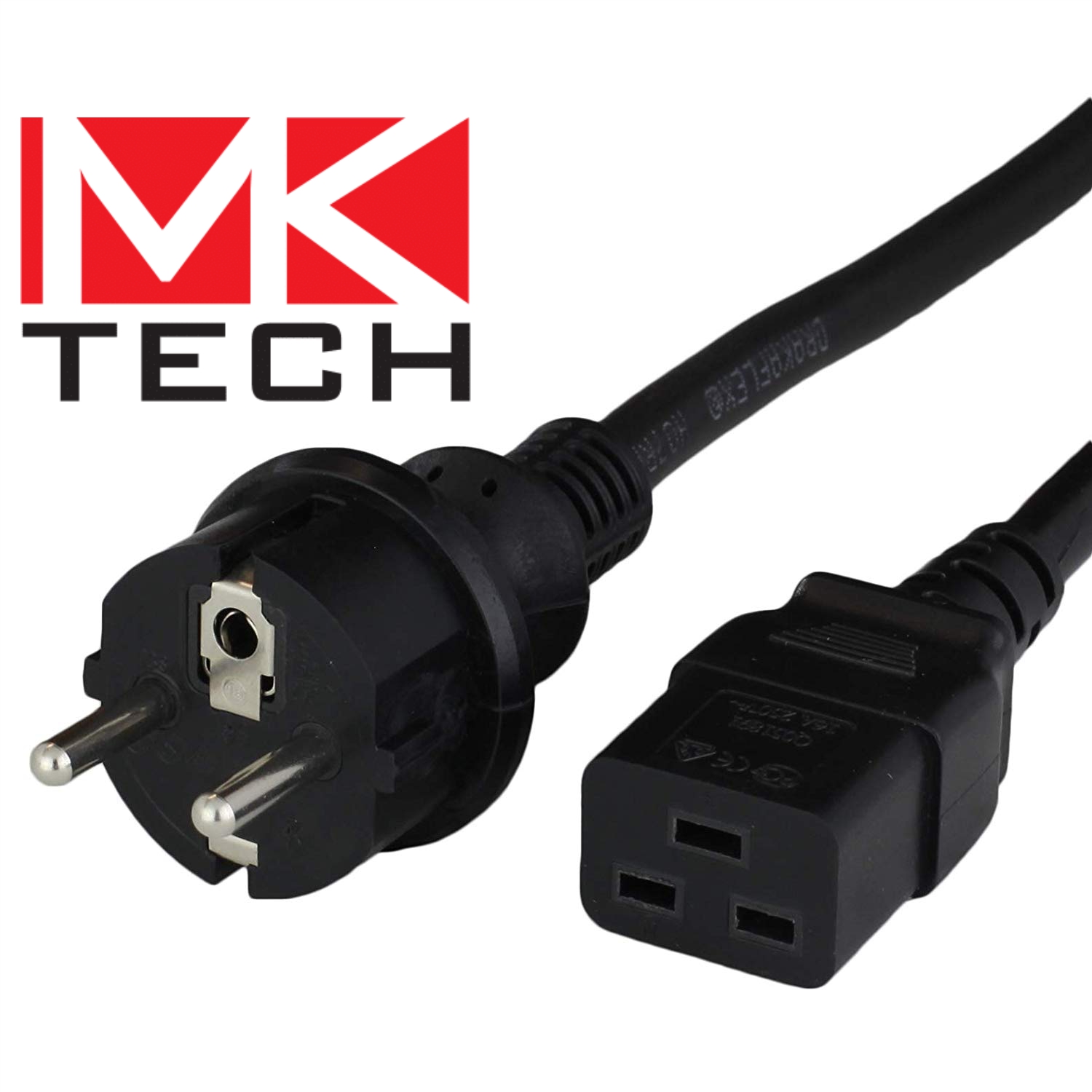 Захранващ кабел C19, 2.0m MKTECH