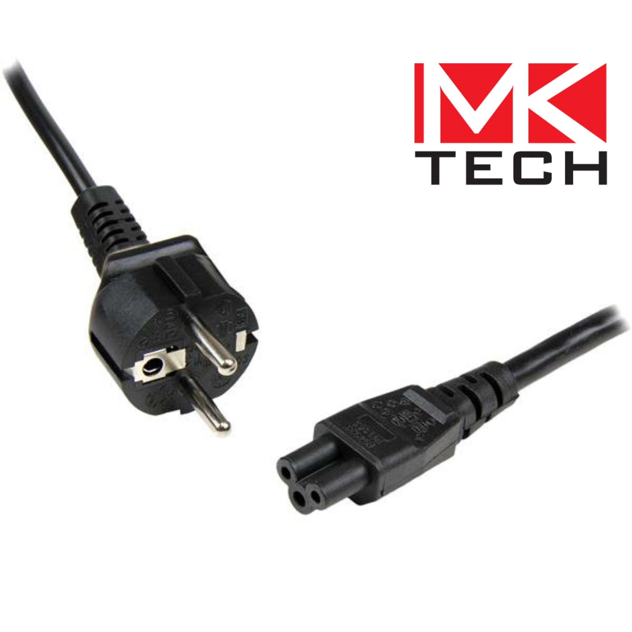 Захранващ кабел за лaптоп 3 pin 1.5m  MKTECH