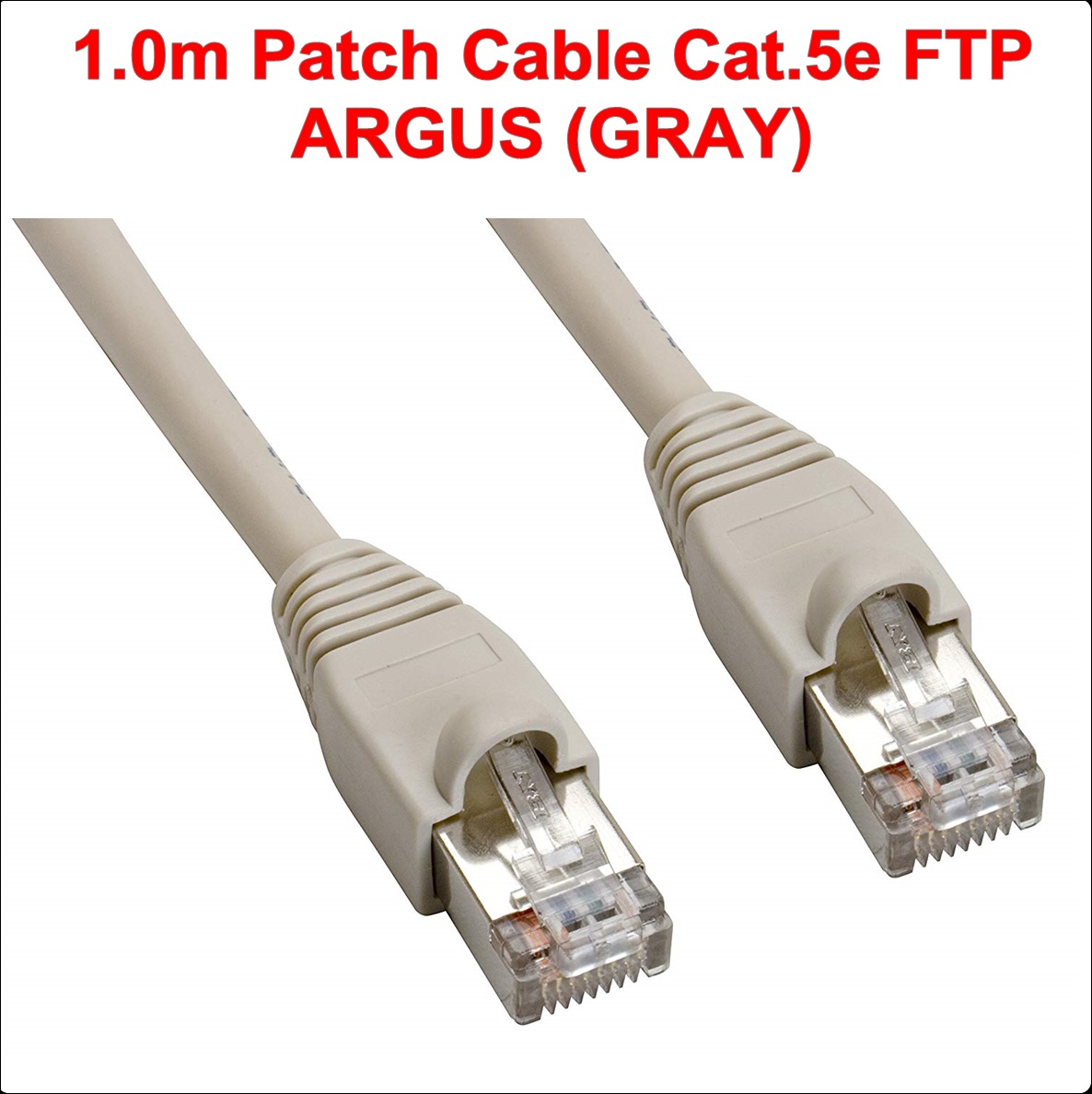 1.00m FTP Patch Cable Cat.5e ARGUS (GRAY)