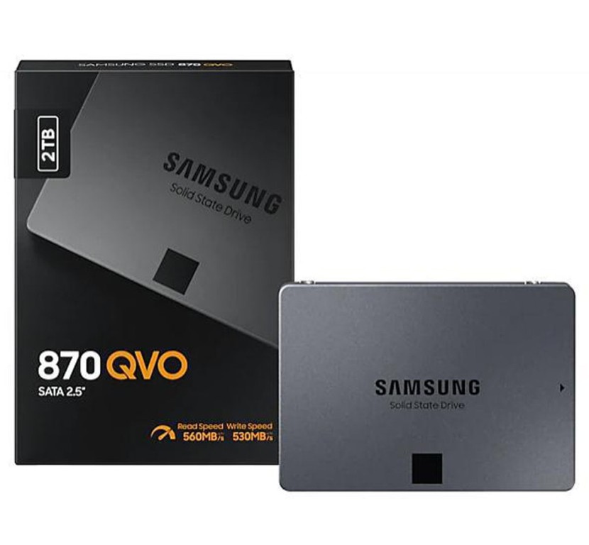 2.5” 2TB SSD Samsung 870 QVO