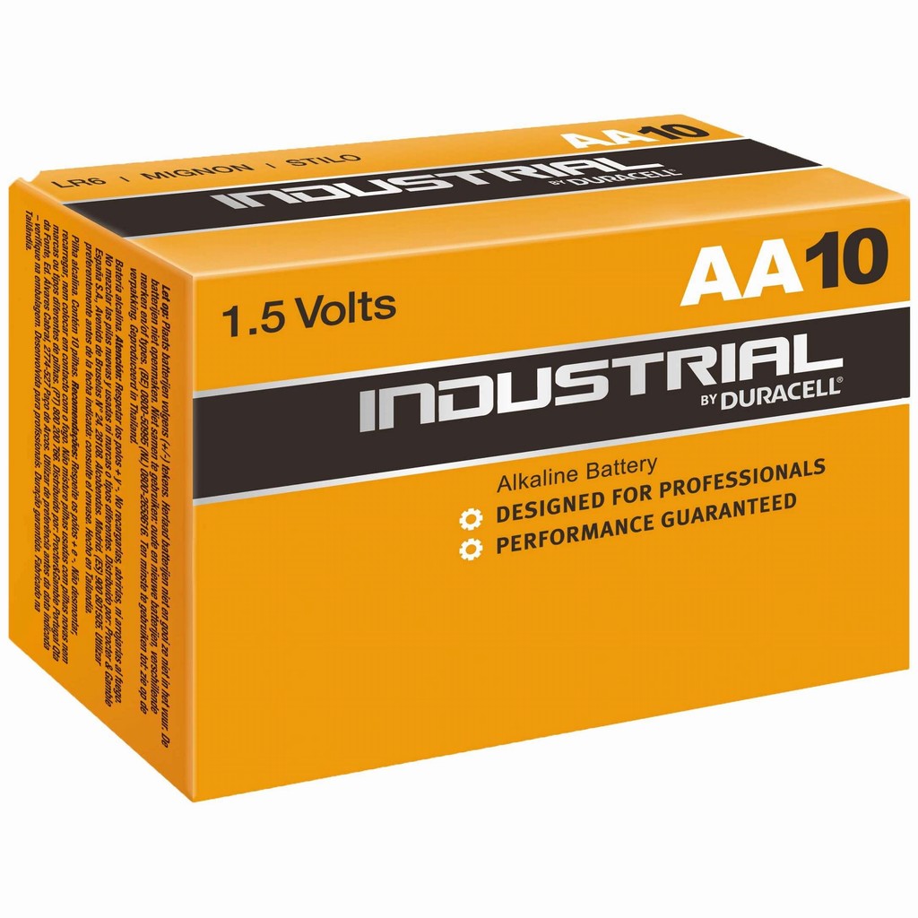 AA 1.5V 10бр. Alkaline Duracell Indust LR06 Box