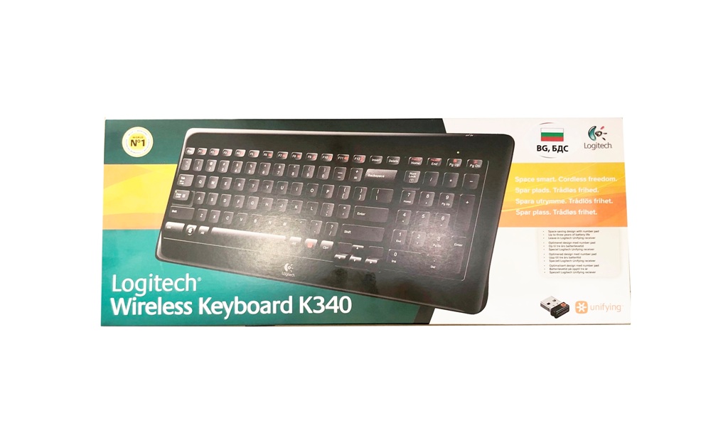 Безжична клавиатура Logitech K340 BG