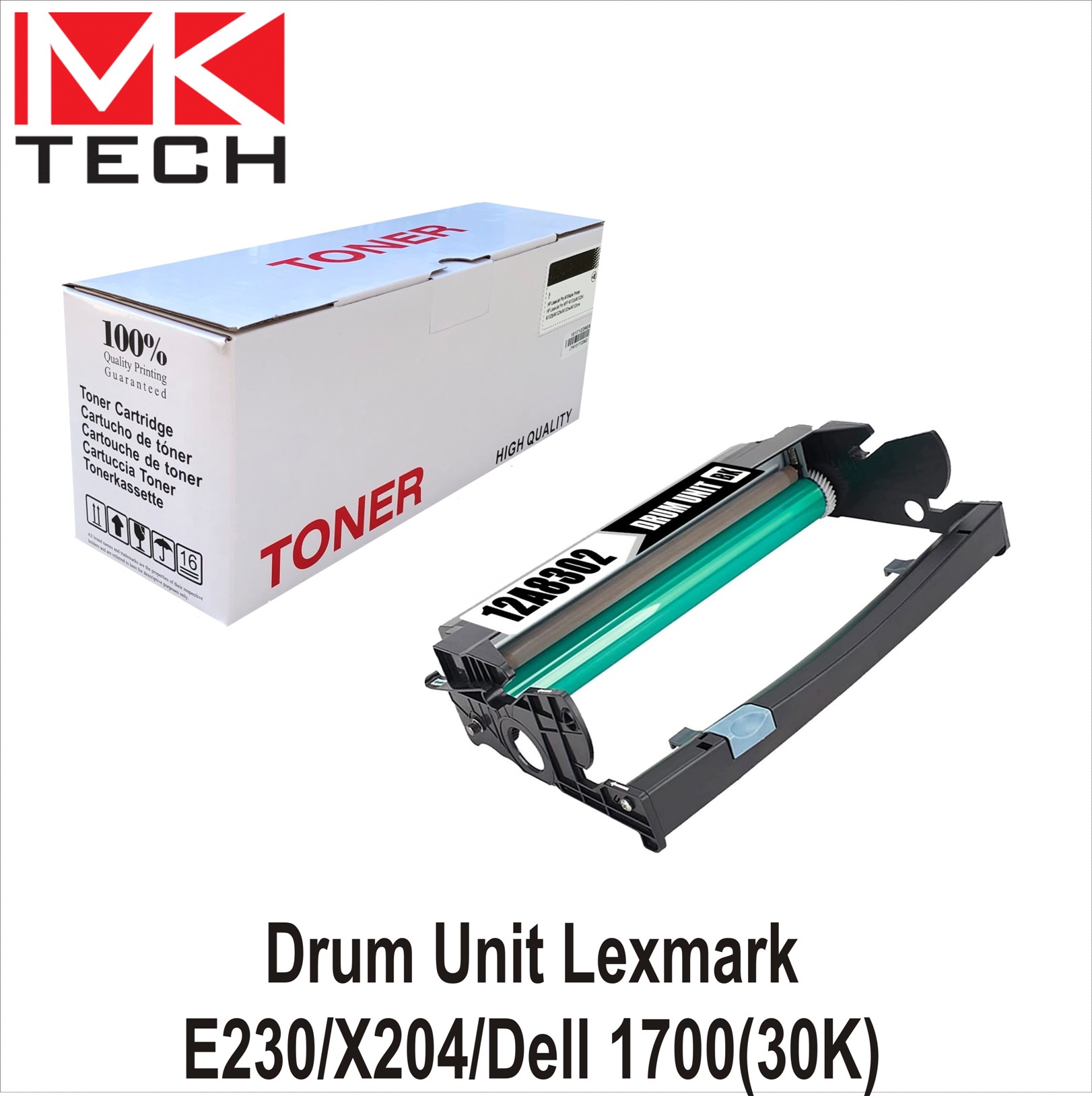Drum Unit Lexmark E230/X204/Dell 1700(30K)MKTECH