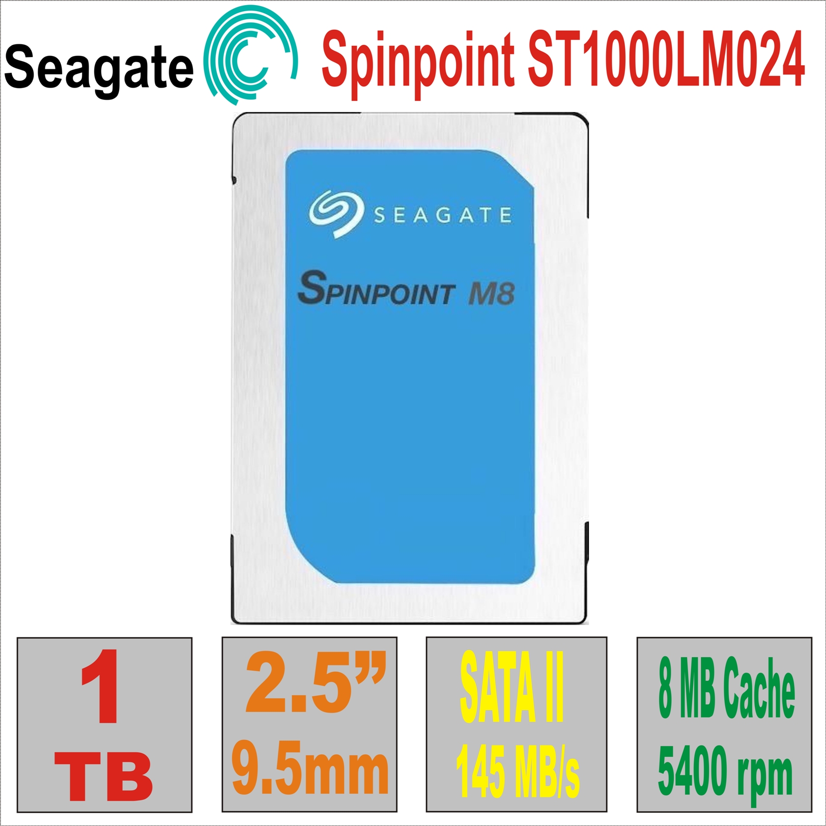 HDD 2.5` 1Tb Seagate Spinpoint ST1000LM024