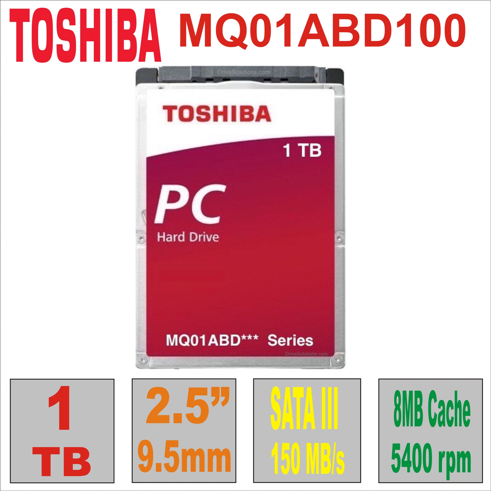 HDD 2.5` 1Tb Toshiba MQ01ABD100