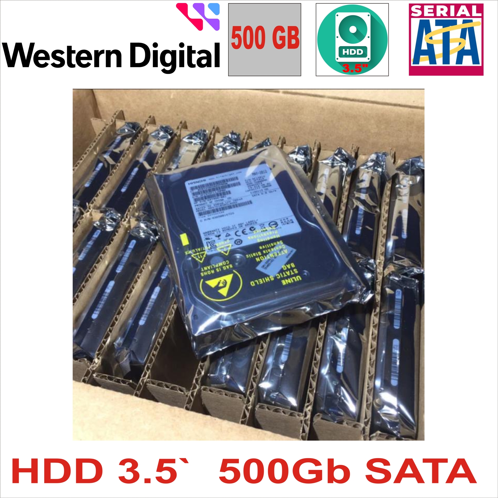 HDD 3.5`  500Gb Western Digital