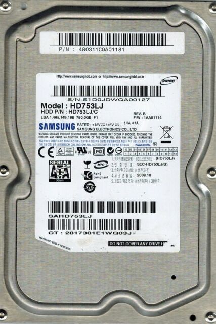 HDD 3.5`  750Gb Samsung