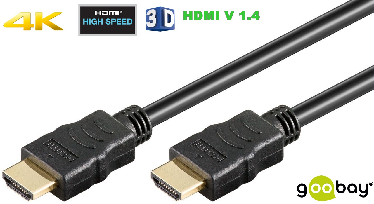 HDMI v1.4 M/M  0.5m (30 Hz/2160p)GOOBAY 69122