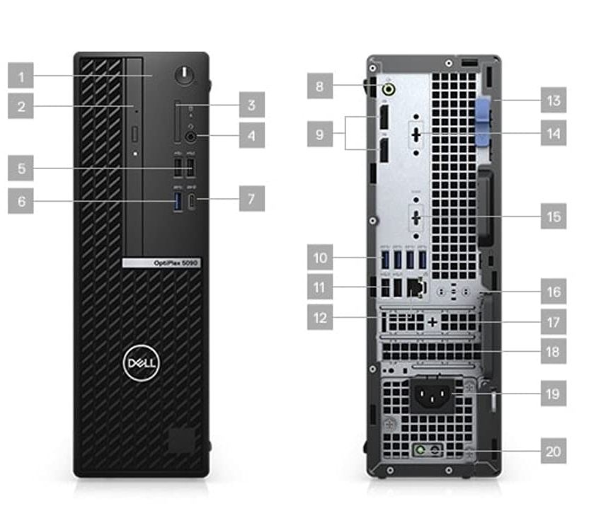 Компютър Dell Optiplex 5090/i5 10505/16DDR4/256S