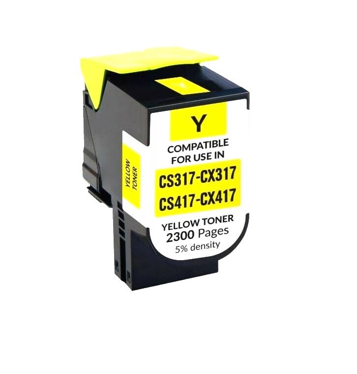 Lexmark CS317, CS417, CS517 Yellow(2.3K)Compatib