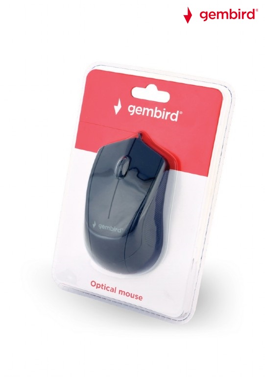 Оптична мишка Gembird MUS-3B-02,USB,Черна