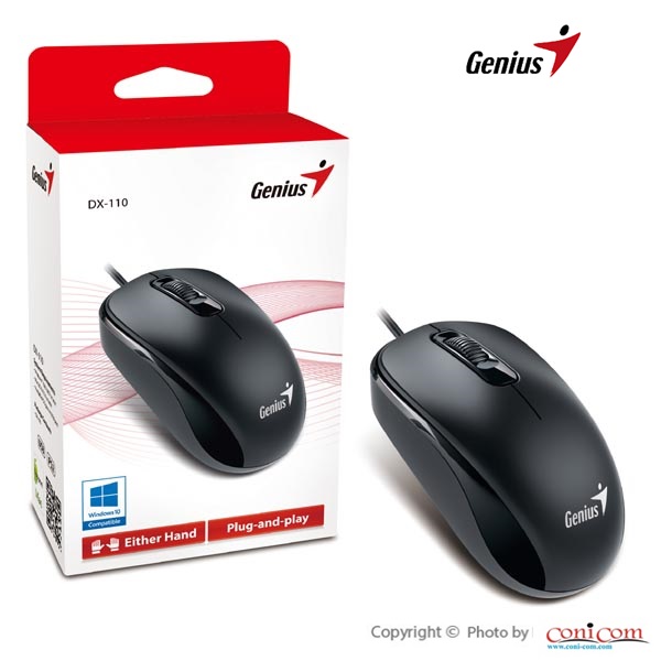 Оптична мишка Genius DX-110 USB 1000DPI 3 button