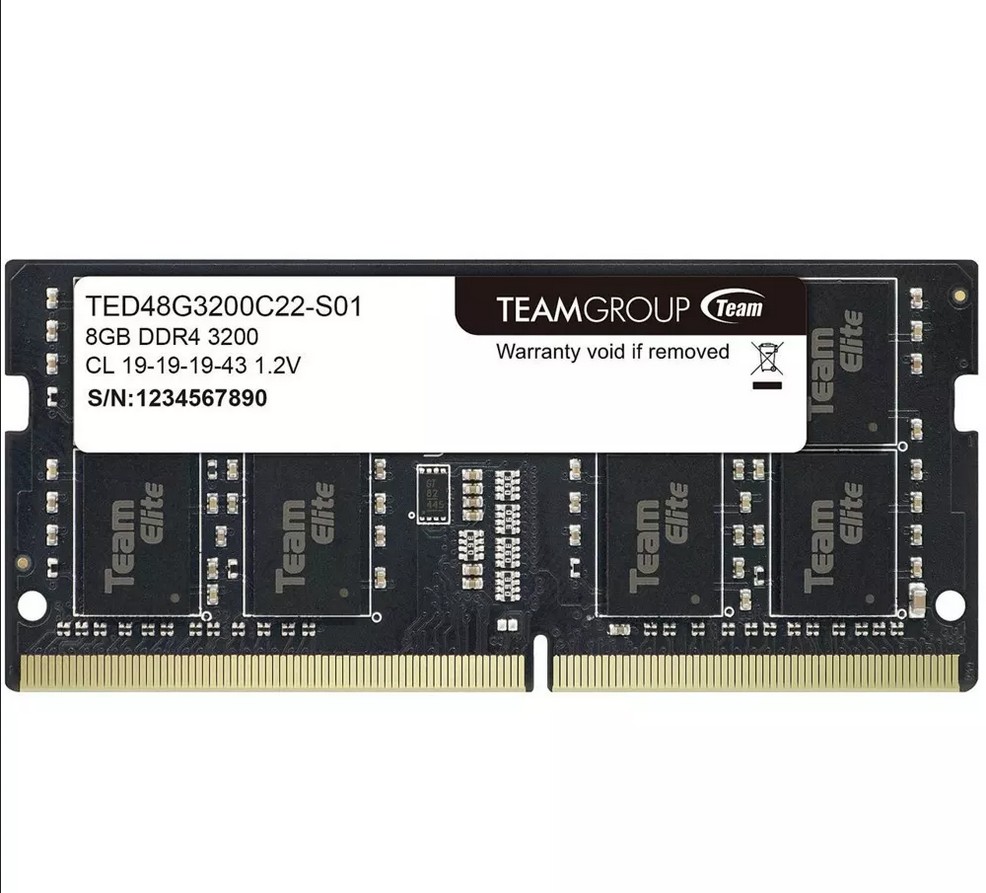 Памет DDR4  8 GB 3200MHz Team Group Elite