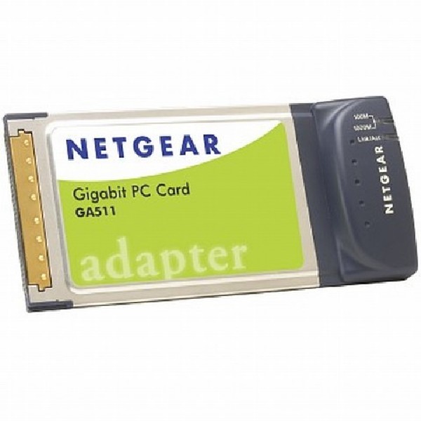 PCMCIA 10/100/1000Mbps Netgear GA511NAR