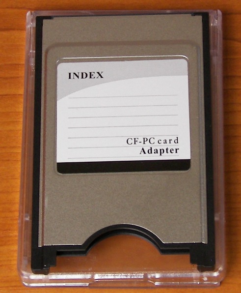 PCMCIA to Compact Flash CF Card Adaptor