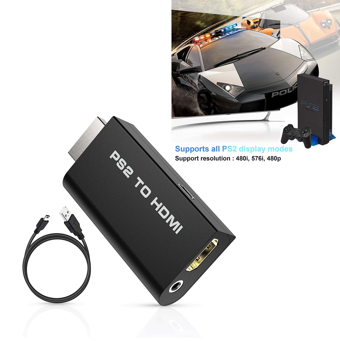PS2 to HDMI Audio Converter