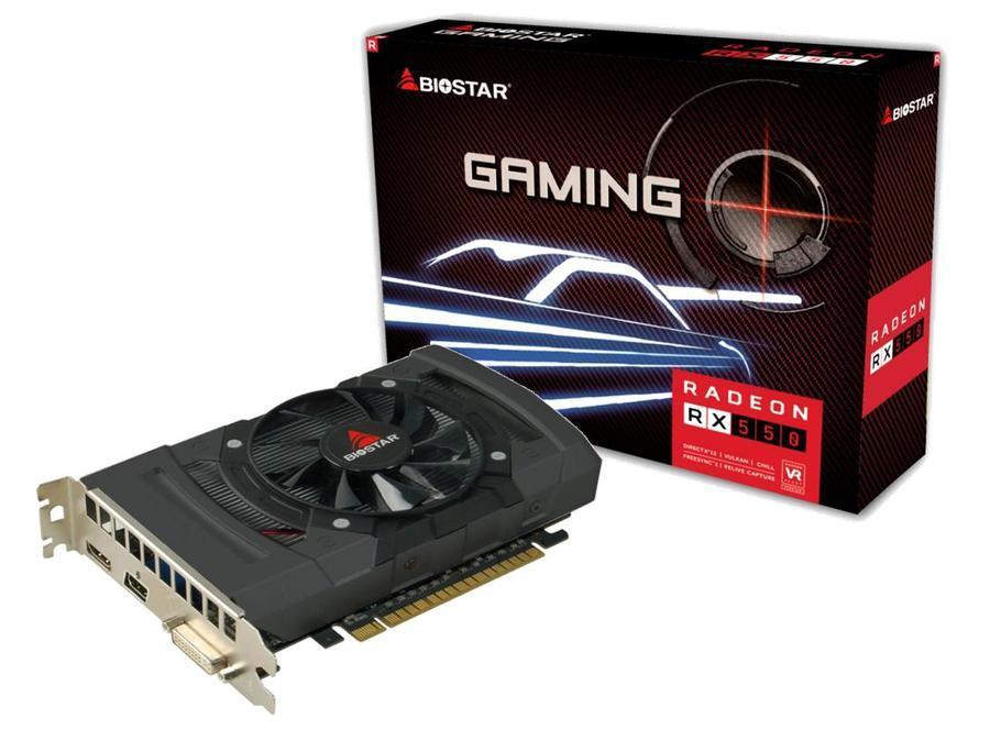 Radeon RX 550 4GB DDR5 128bit BIOSTAR