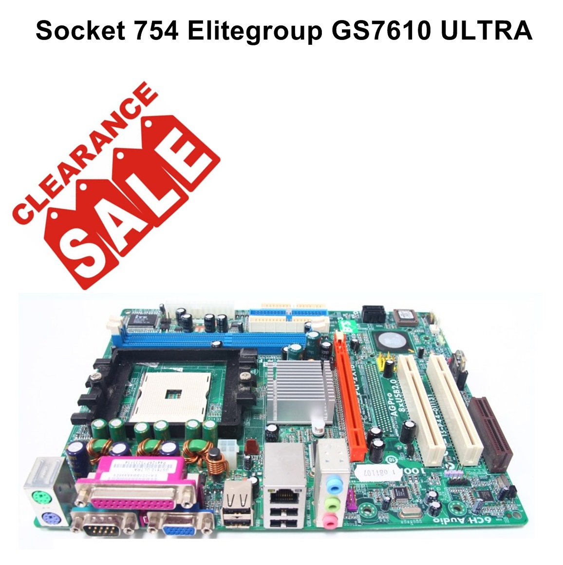 Socket 754 Elitegroup GS7610 ULTRA