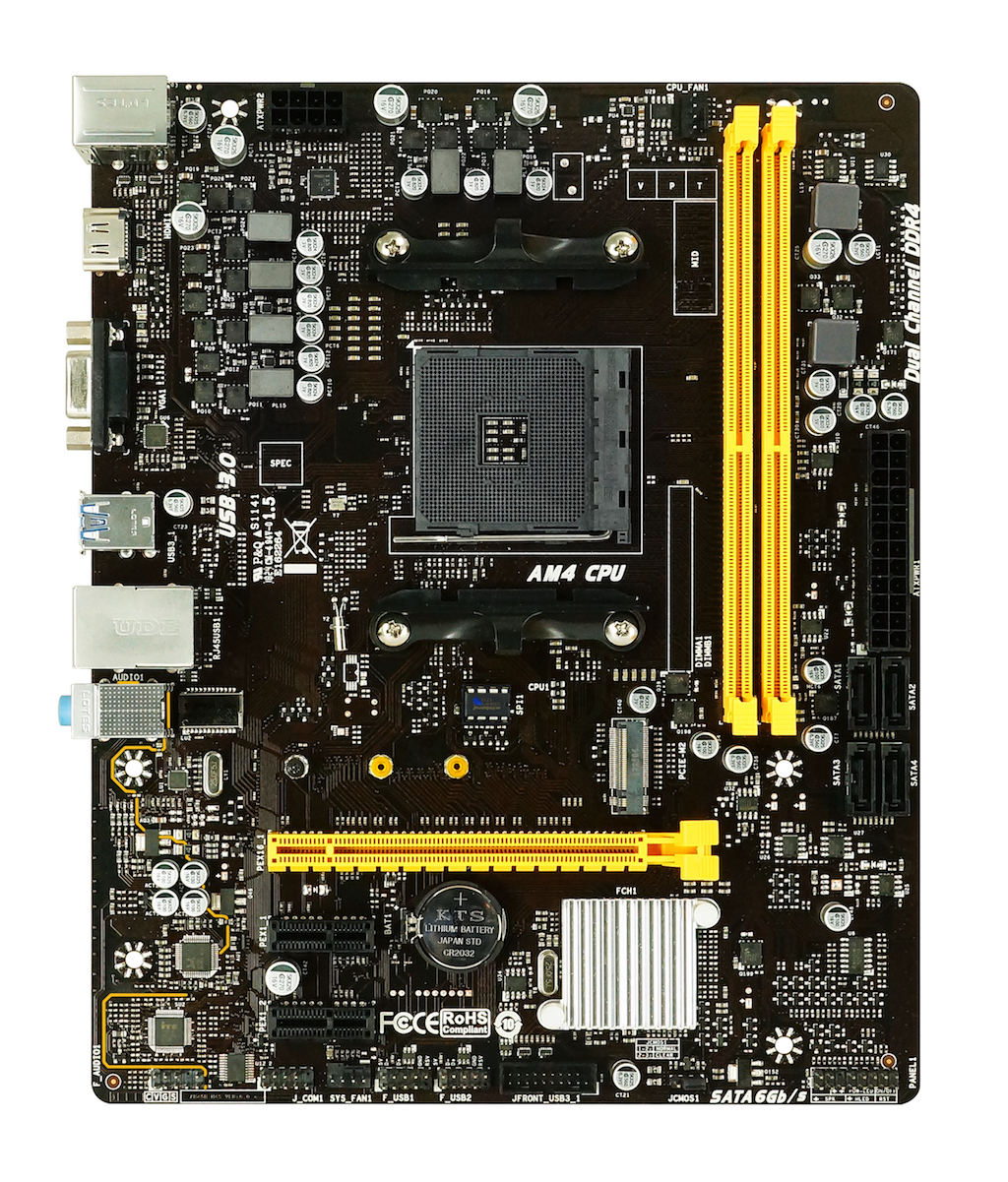 Socket AM4 BIOSTAR B450MH DDR4 v6.3