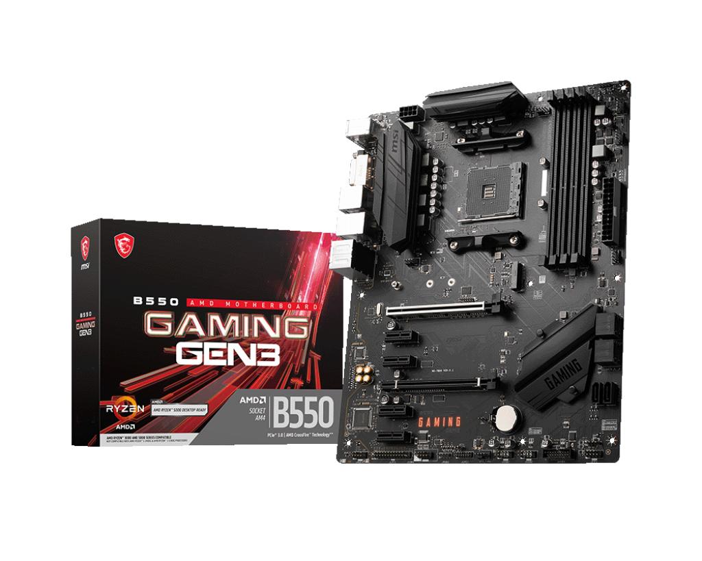 Socket AM4 MSI B550 GAMING GEN3 , 4x DDR4