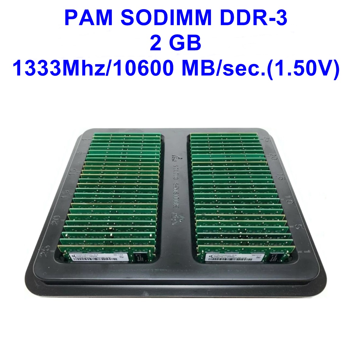 SODIMM DDR-3 2 GB 1333Mhz/10600 MB/sec.(1.50V)