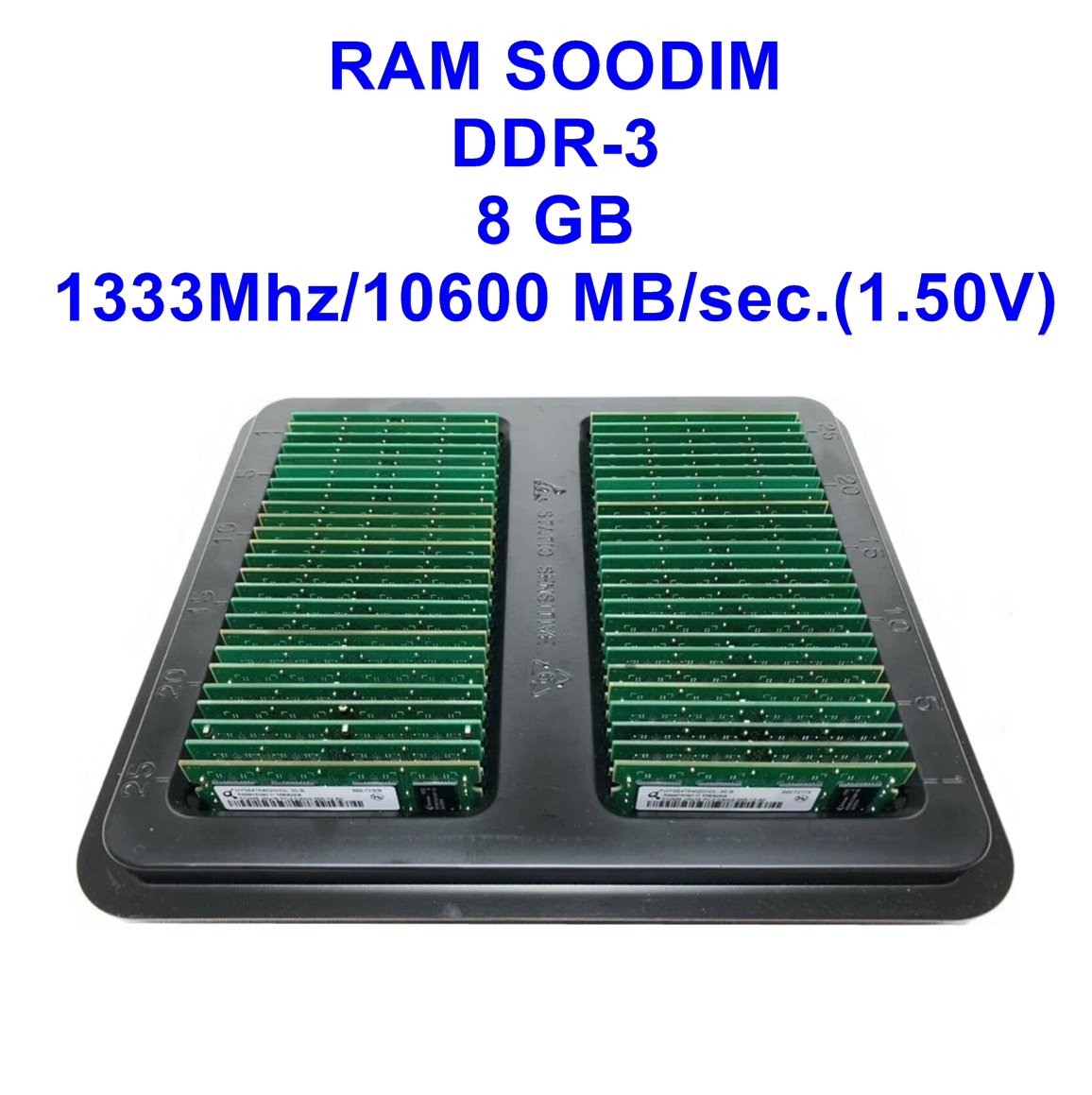 SODIMM DDR-3 8 GB 1333Mhz/10600 MB/sec.(1.50V)