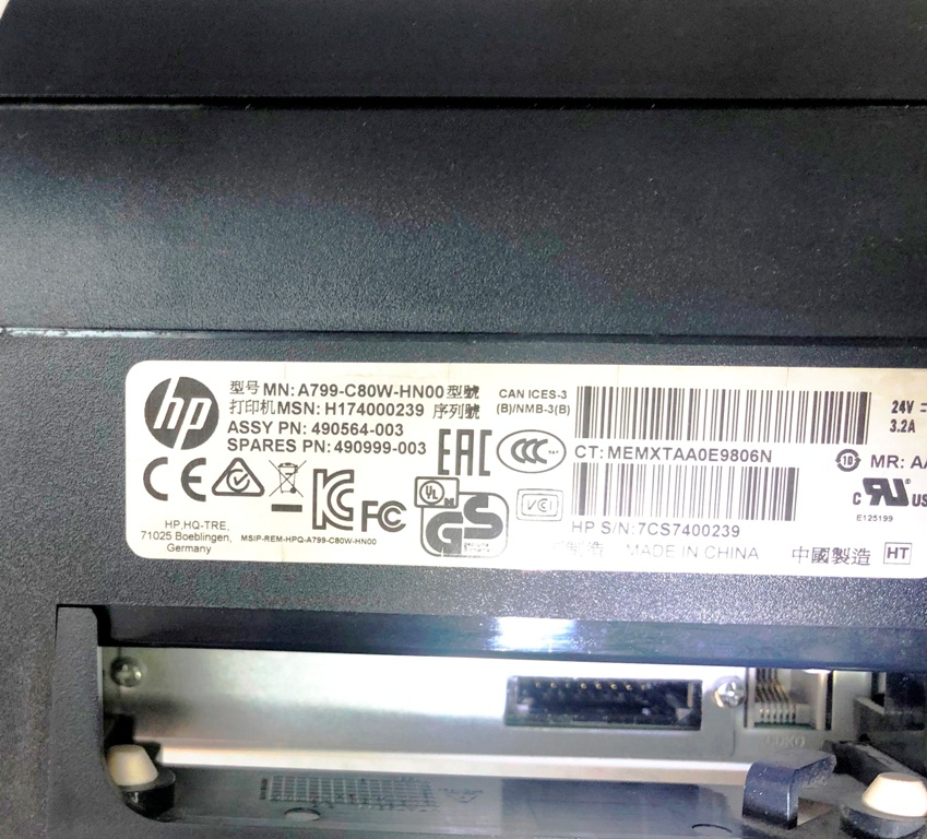 Термо принтер HP A799-C80W-HN00
