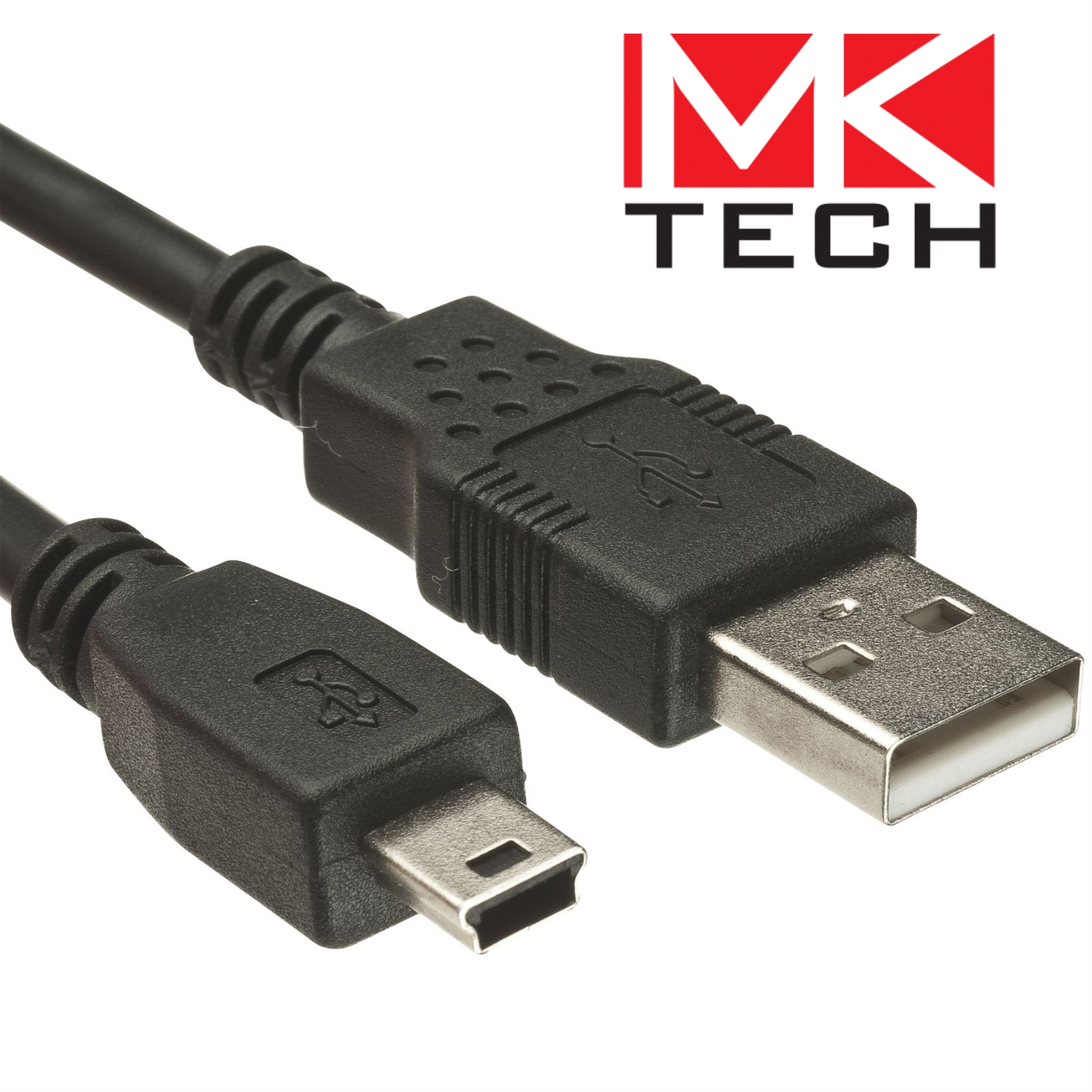 USB 2.0 (A Male to 5-pin Mini B Male)0.15m