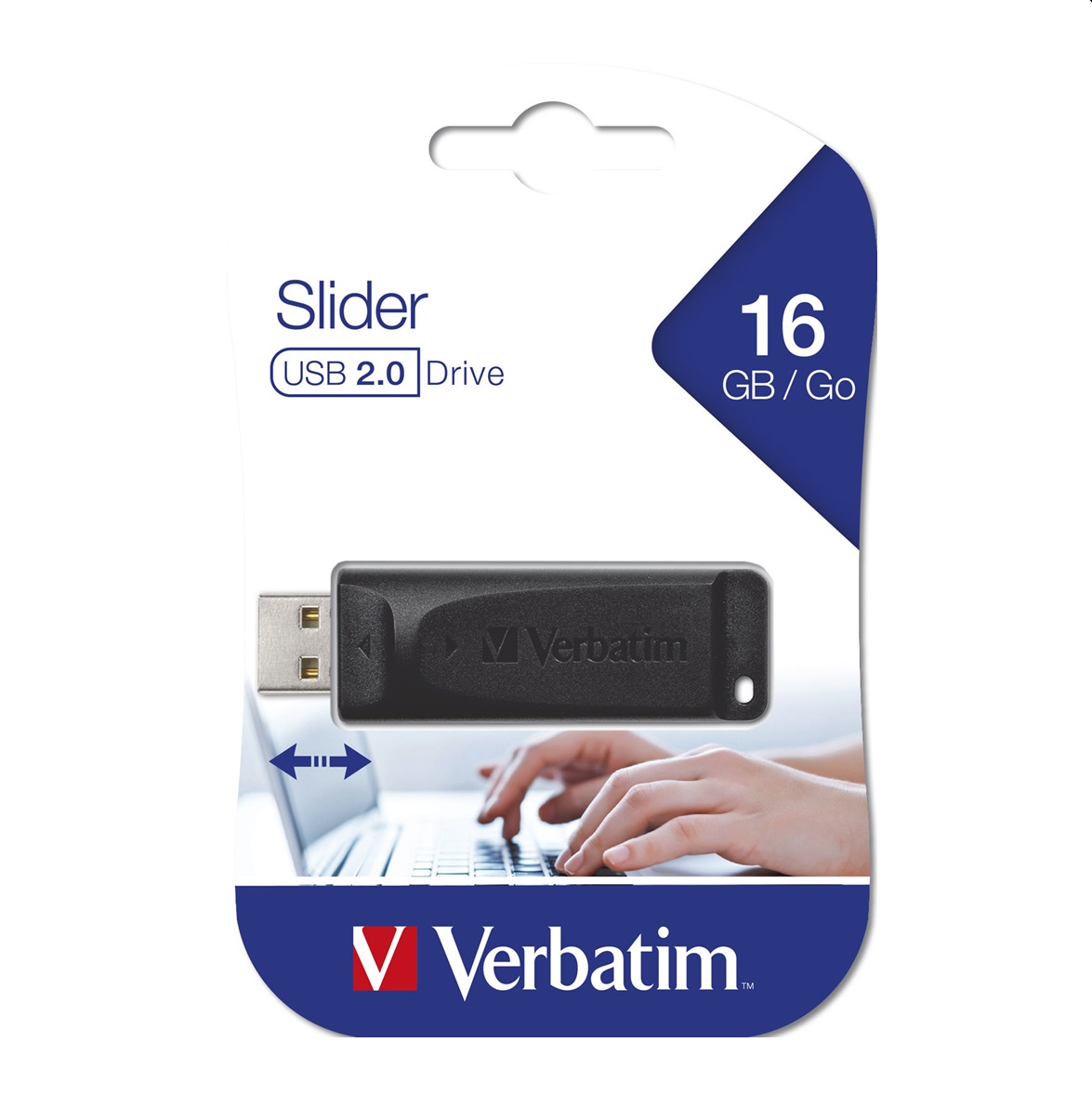 USB памет 16GB Verbatim Store`N`Go Slider 2.0