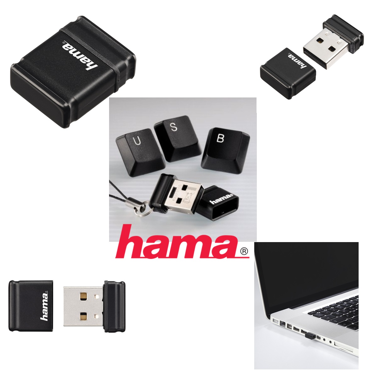 USB памет 64GB HAMA Smartly 3in1 2.0 Hi-Speed