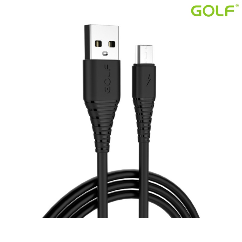 USB to Micro USB (1.0m)3А Golf Flying черен