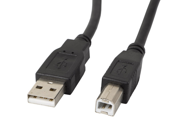 USB2.0 TYPE A-B  1.8m Черен Lanberg