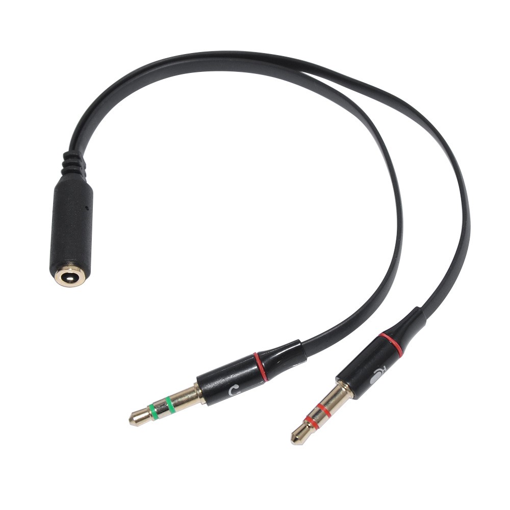 Y Splitter 3.5mm/F 4-pin to 2x 3.5mm/M MKTECH